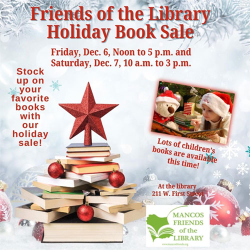 Friends of the Library book sale December 6