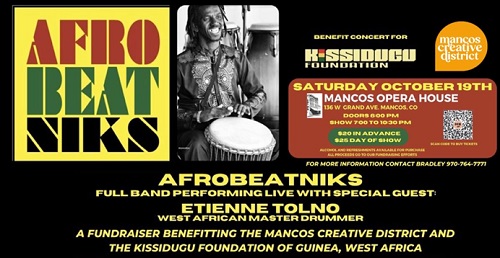 Afrobeatniks at the opera house October 19