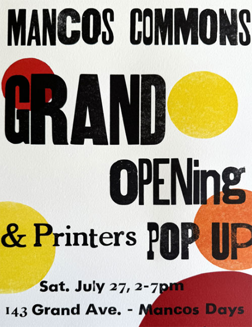 Mancos Common Press grand opening